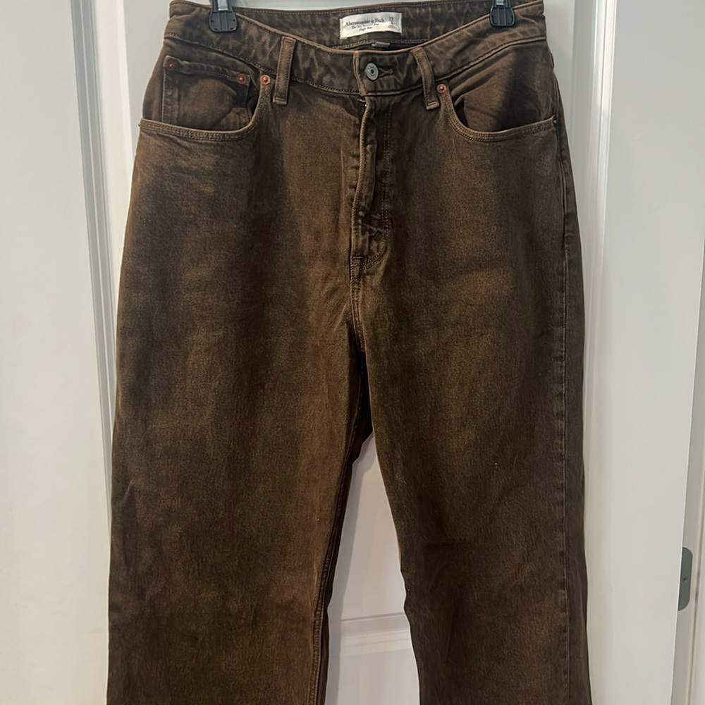 Abercrombie and Fitch 90s relaxed jeans High Rise 8L